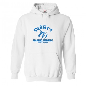 Quint's Shark Fishing Amity Island Jaws Classic Unisex Kids and Adults Pullover Hoodie